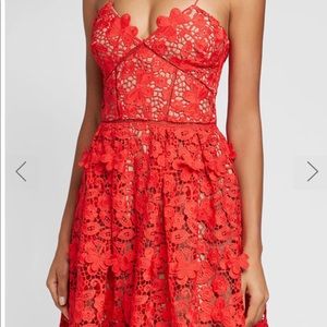 Self portrait Red Azalea Dress